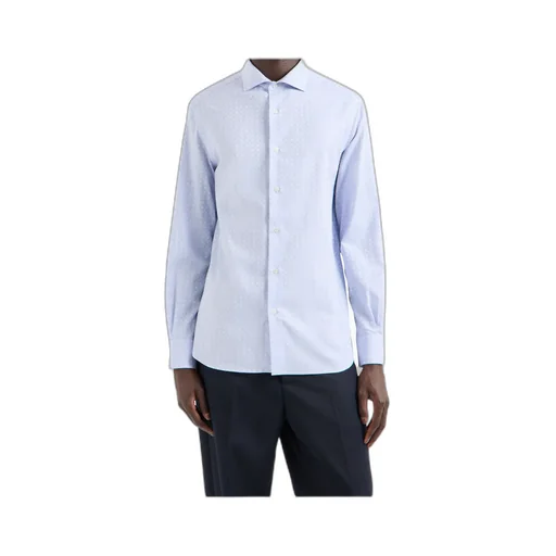 Patterned Jacquard Cotton Shirt