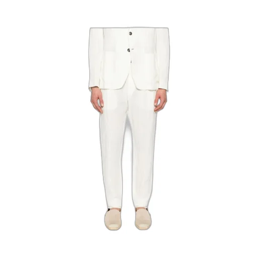 Linen Tapered Trousers