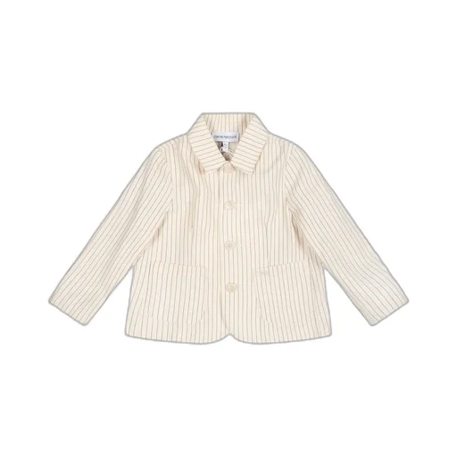 Single-Breasted Striped Blazer