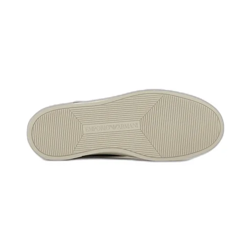 Logo-Perforated Lace-Up Trainers