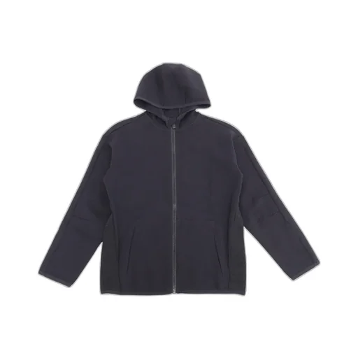 Long-Sleeved Zip-Up Hoodie