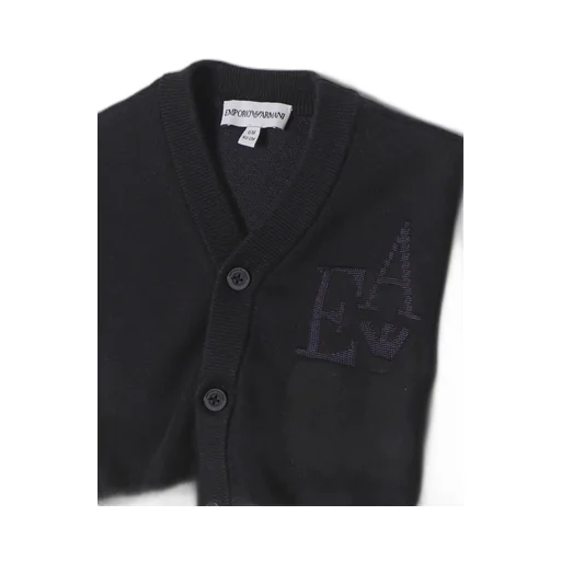 Logo-Jacquard Button-Up Cardigan