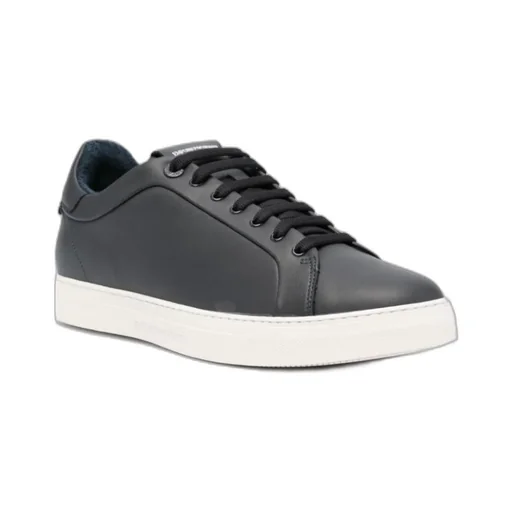 Lace-Up Leather Sneakers