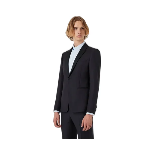 Single-Breasted Wool Blazer