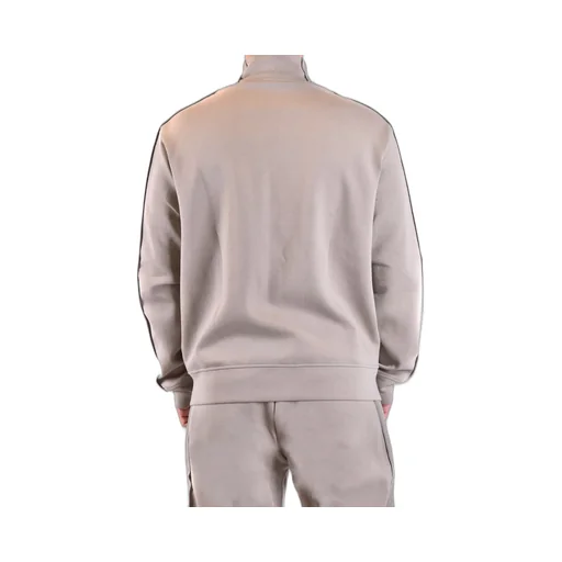 Logo-Jacquard Zip-Up Stretch-Cotton Sweatshirt