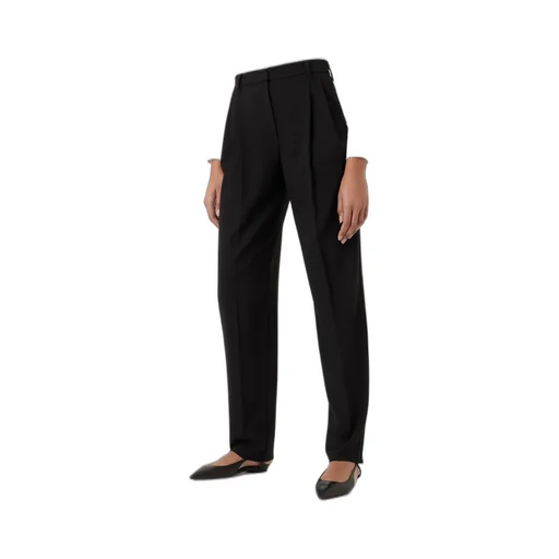 Pleated Wool Casual Pants