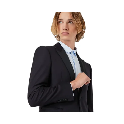 Single-Breasted Wool Blazer