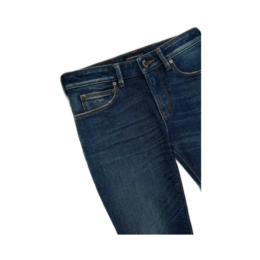 Logo-Plaque Mid-Rise Slim-Cut Jeans