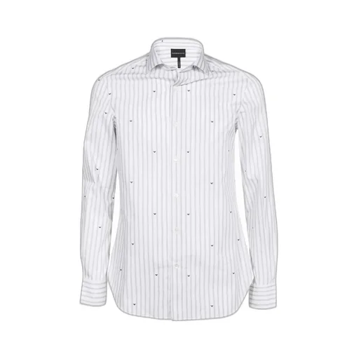 Jacquard-Logo Cotton Shirt