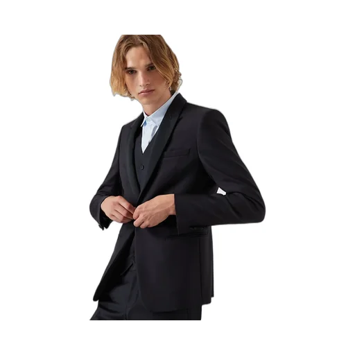 Single-Breasted Wool Blazer