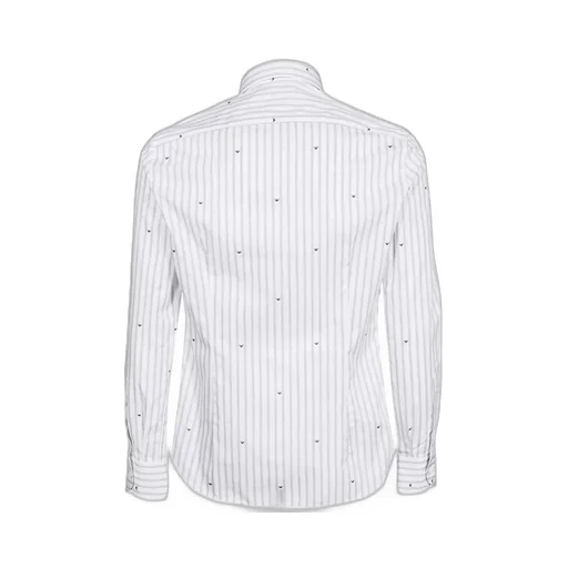Jacquard-Logo Cotton Shirt