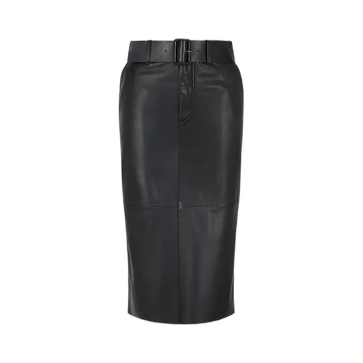 Belt Pencil Skirt