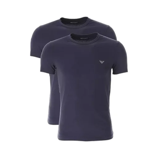 Round Collar Logo T-Shirt Two-Piece Set