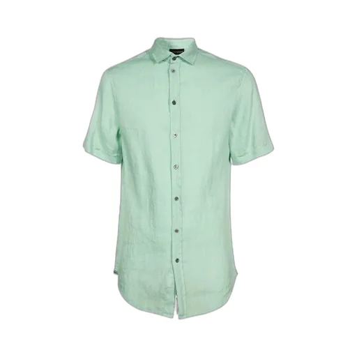 Short-Sleeve Linen Shirt