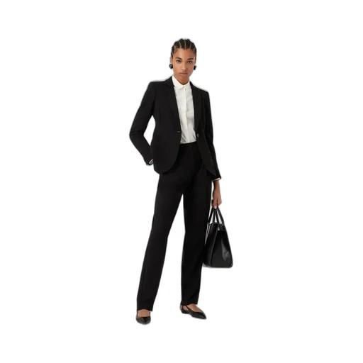 Pleated Wool Casual Pants