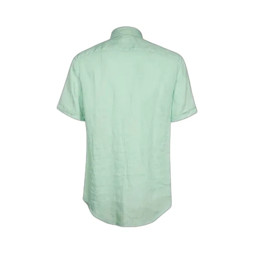 Short-Sleeve Linen Shirt