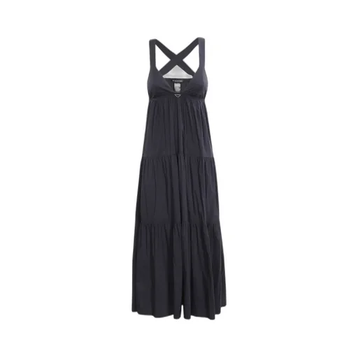 Tiered Sleeveless Midi Dress
