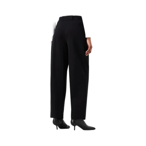 Pleated High-Rise Casual Pants