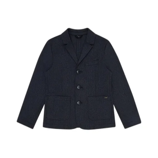 Single-Breasted Blend Blazer