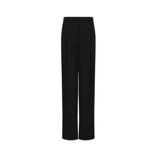 Pleated Wool Casual Pants