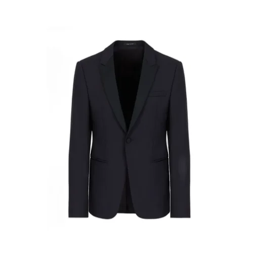 Single-Breasted Wool Blazer