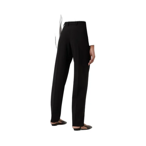 Pleated Wool Casual Pants