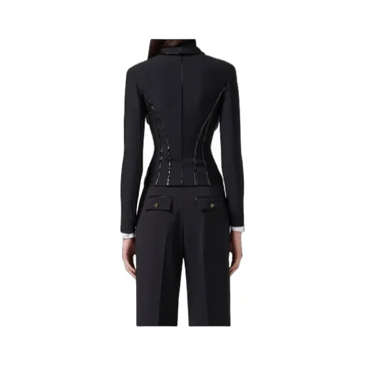 Corset-Detailed Jacket