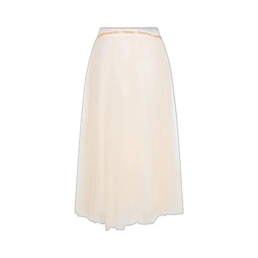 Jewel Belt Tulle Skirt