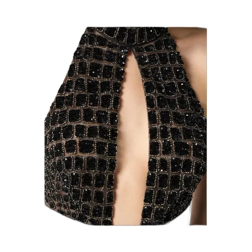 Embellished Halter-Neck Jumpsuit