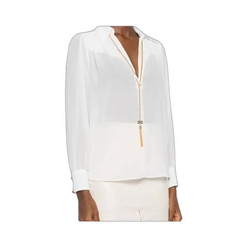 Chain Necklace Detailed Blouse