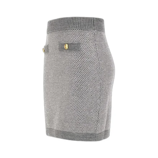 Sequinned Knit Skirt