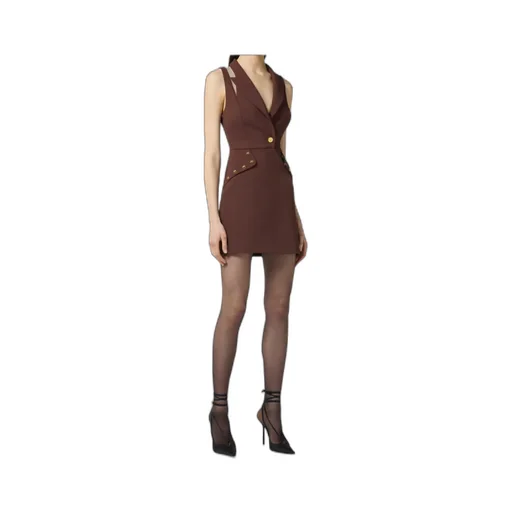 Cut-Out Detailed Slim Fit Mini Dress