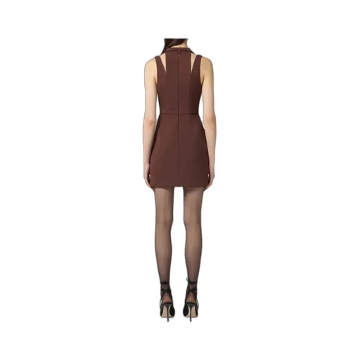 Cut-Out Detailed Slim Fit Mini Dress