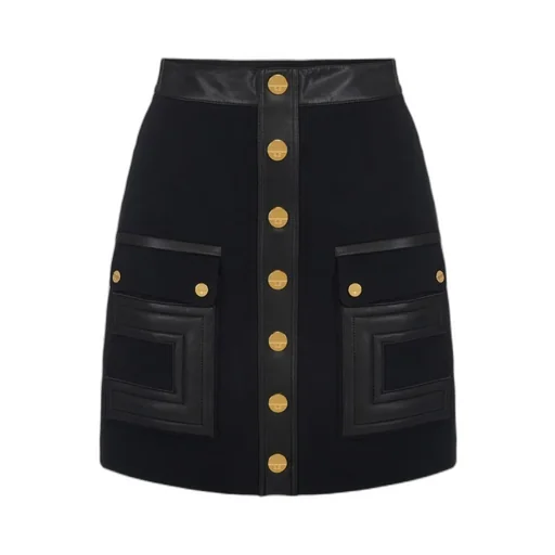 Double-Layer Mini Skirt