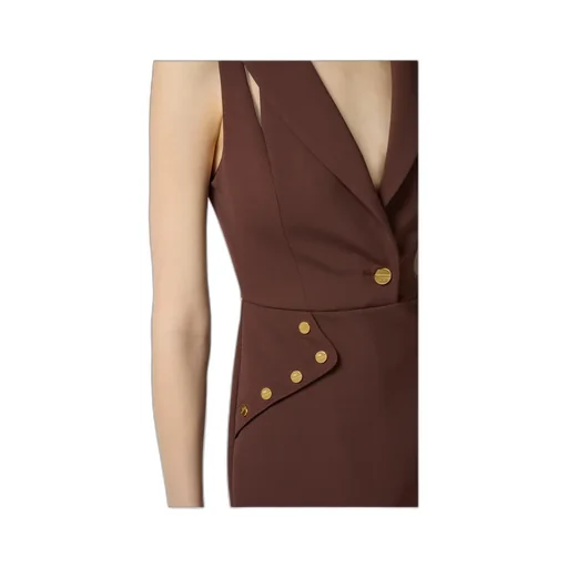 Cut-Out Detailed Slim Fit Mini Dress
