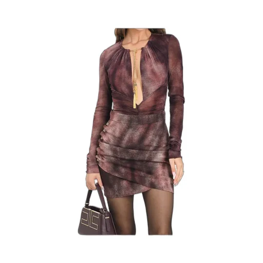 Printed Necklace Bodysuit