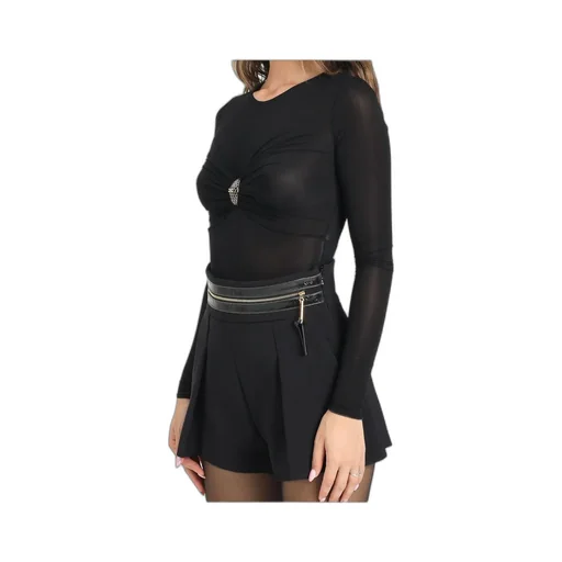 Embellished Jersey Bodysuit