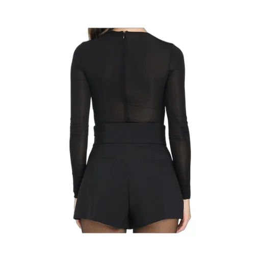Embellished Jersey Bodysuit