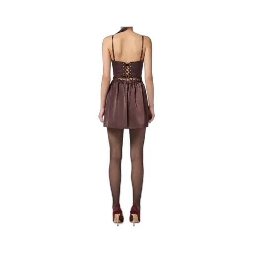 Corset-Style Mini Dress