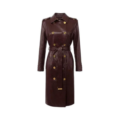 Belted Double-Breasted Coat