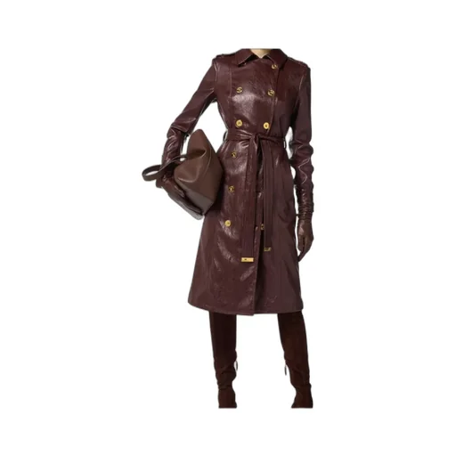 Belted Double-Breasted Coat