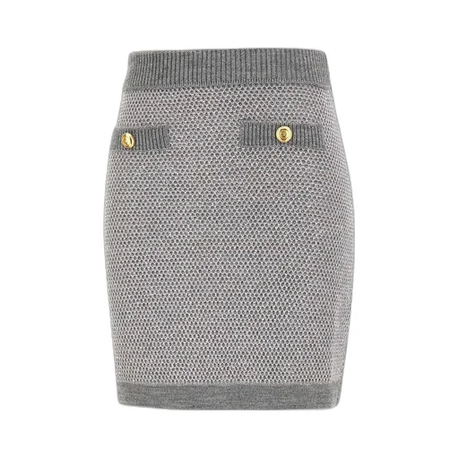 Sequinned Knit Skirt