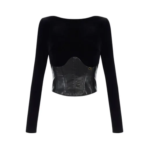 Velvet Corset Top