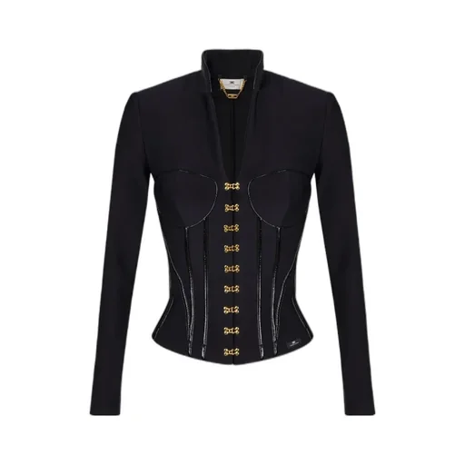 Corset-Detailed Jacket