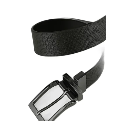 Textured Leather Belt