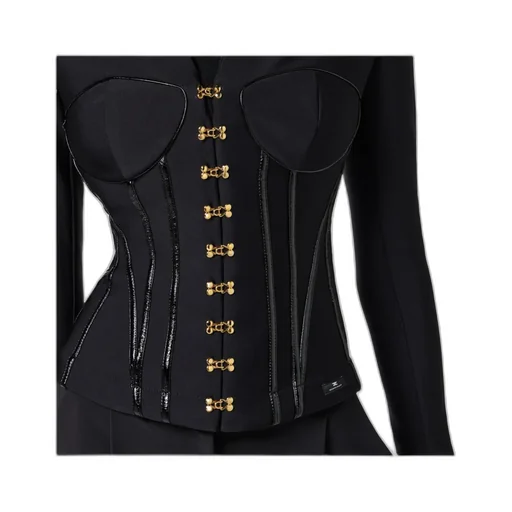 Corset-Detailed Jacket