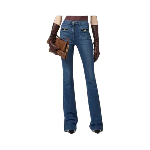 Jeans With Jewel Logo