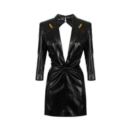 Twist-Detail Mini Dress