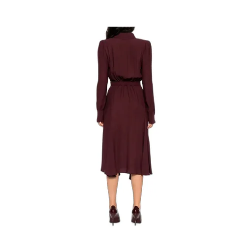 Tubular Necklace Detailed Georgette Dress