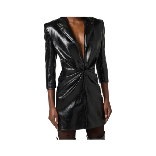 Twist-Detail Mini Dress